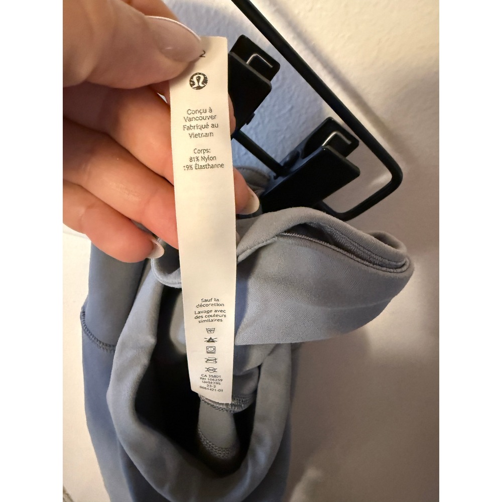 Lululemon‎ Groove Super High Rise Flared Pant Nulu Grey Size 12 LW5EZ9S - Picture 10 of 13